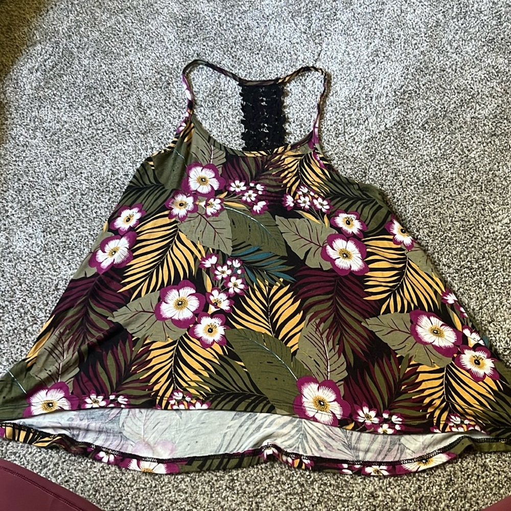 Floral tank top